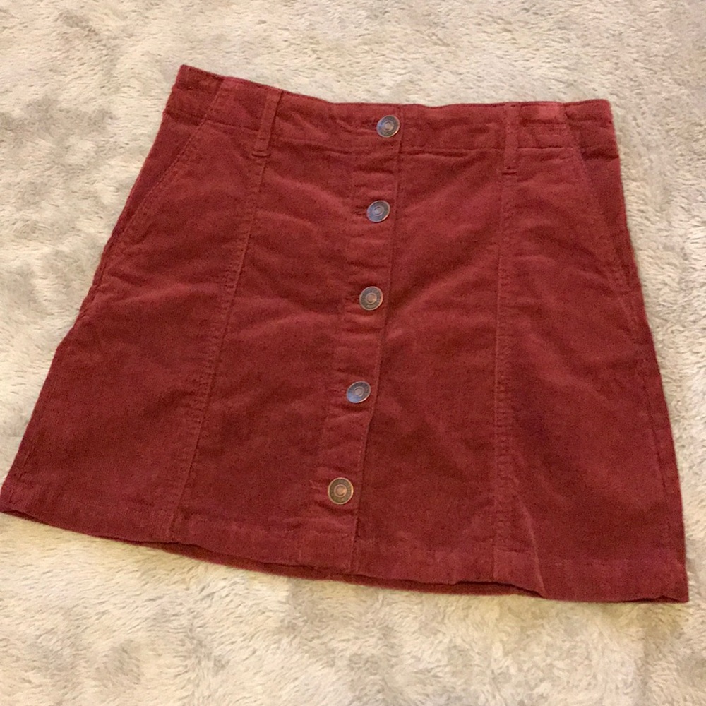 Corduroy skirt